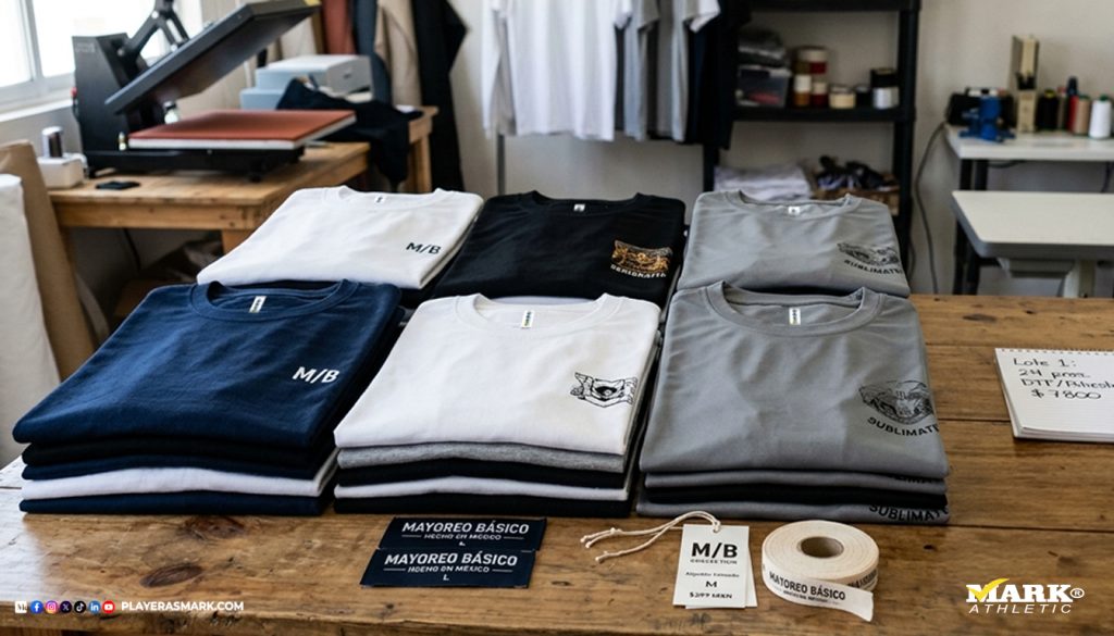 inversión inicial marca de ropa México lote pequeño de playeras producción básica emprender negocio