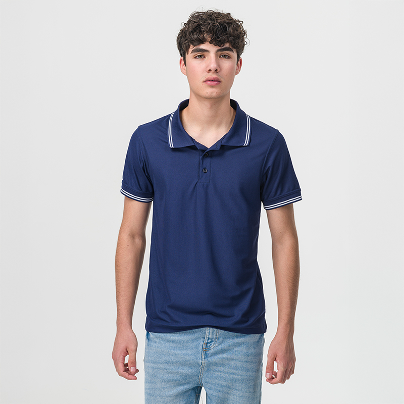 6061 Playera Tipo Polo Vivos Unisex 100% Poliéster Dry Tech