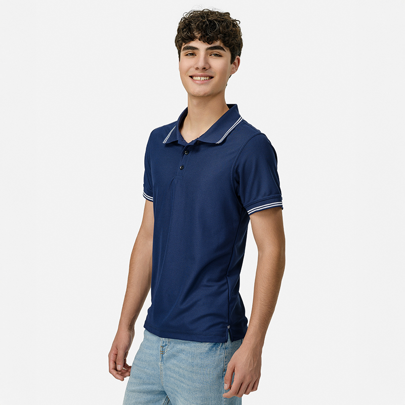 6061 Playera Tipo Polo Vivos Unisex 100% Poliéster Dry Tech