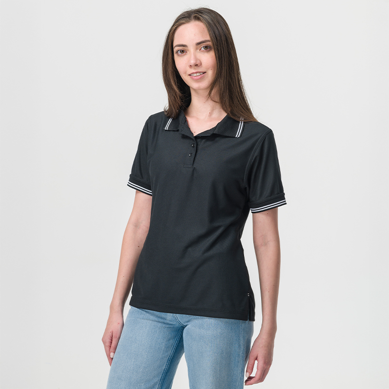 6062 Playera Tipo Polo Vivos Unisex 100% Poliéster Dry Tech