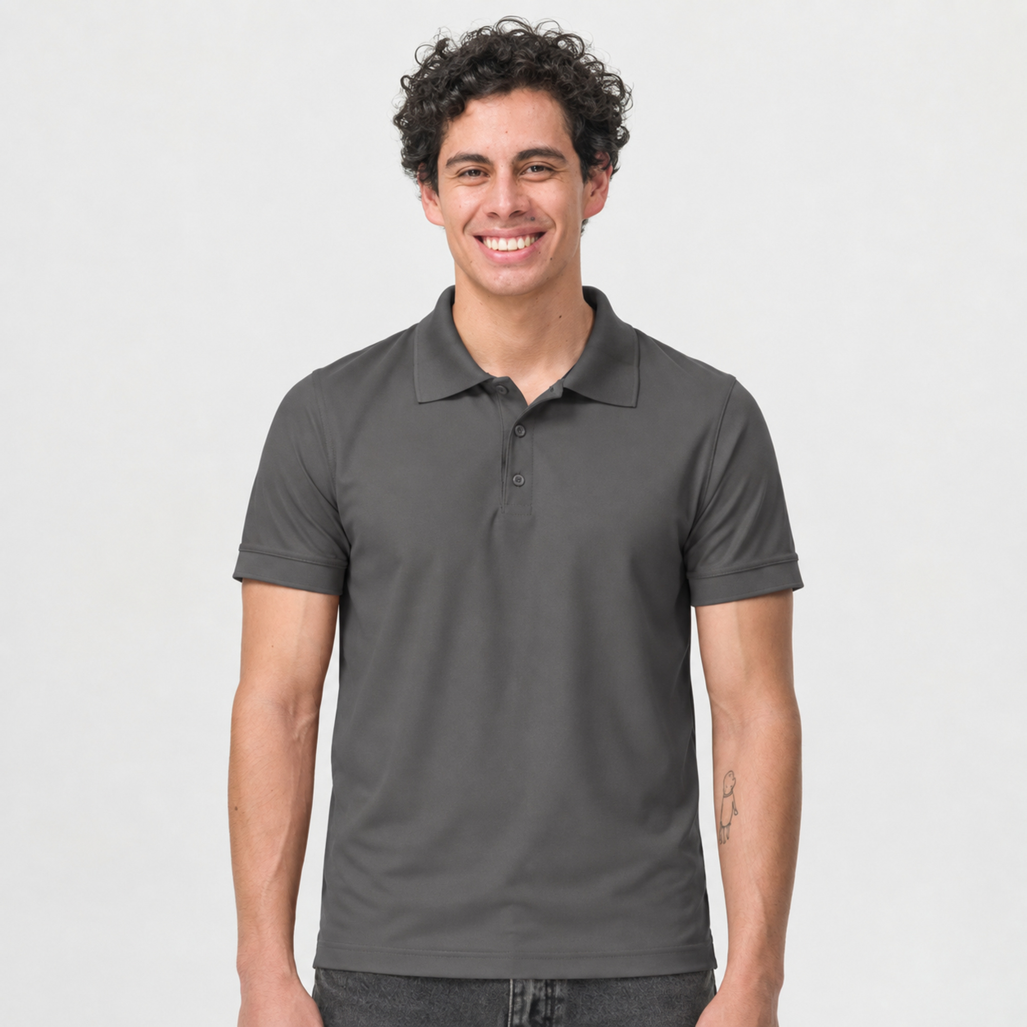 7391 Playera Tipo Polo Premium Unisex 100% Poliéster Dry Tech