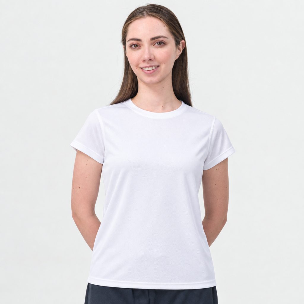 Playera Deportiva Triatlon Blanca