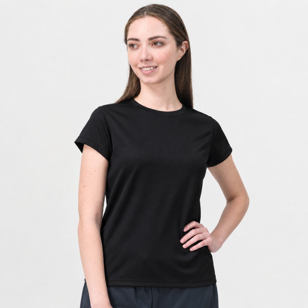 Playera Deportiva Triatlon Negra