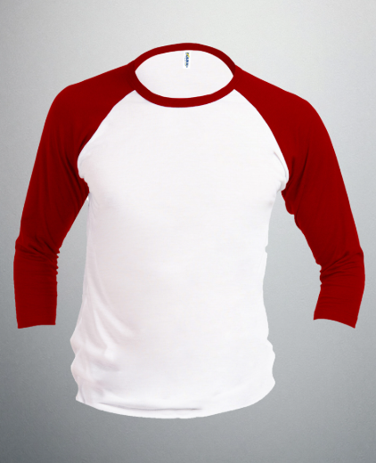 1037 100% Algodón Peinado CR Beisbolera 3/4 - Unisex