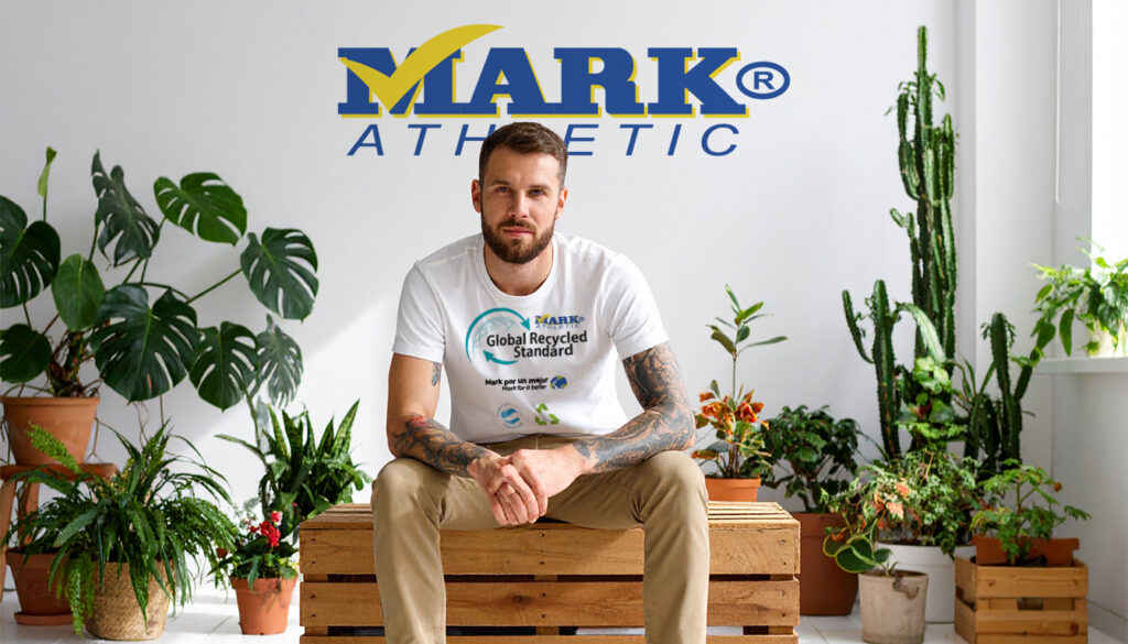 PLAYERA RECICLADA MARK POR UN MUNDO MEJOR ECOSUSTENTABLE RECICLADA