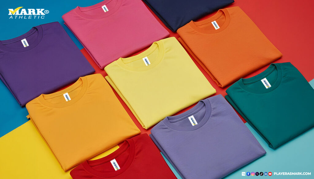 playeras lisas de colores para mayoreo en México ideales para personalizar y estampar Playeras Mark