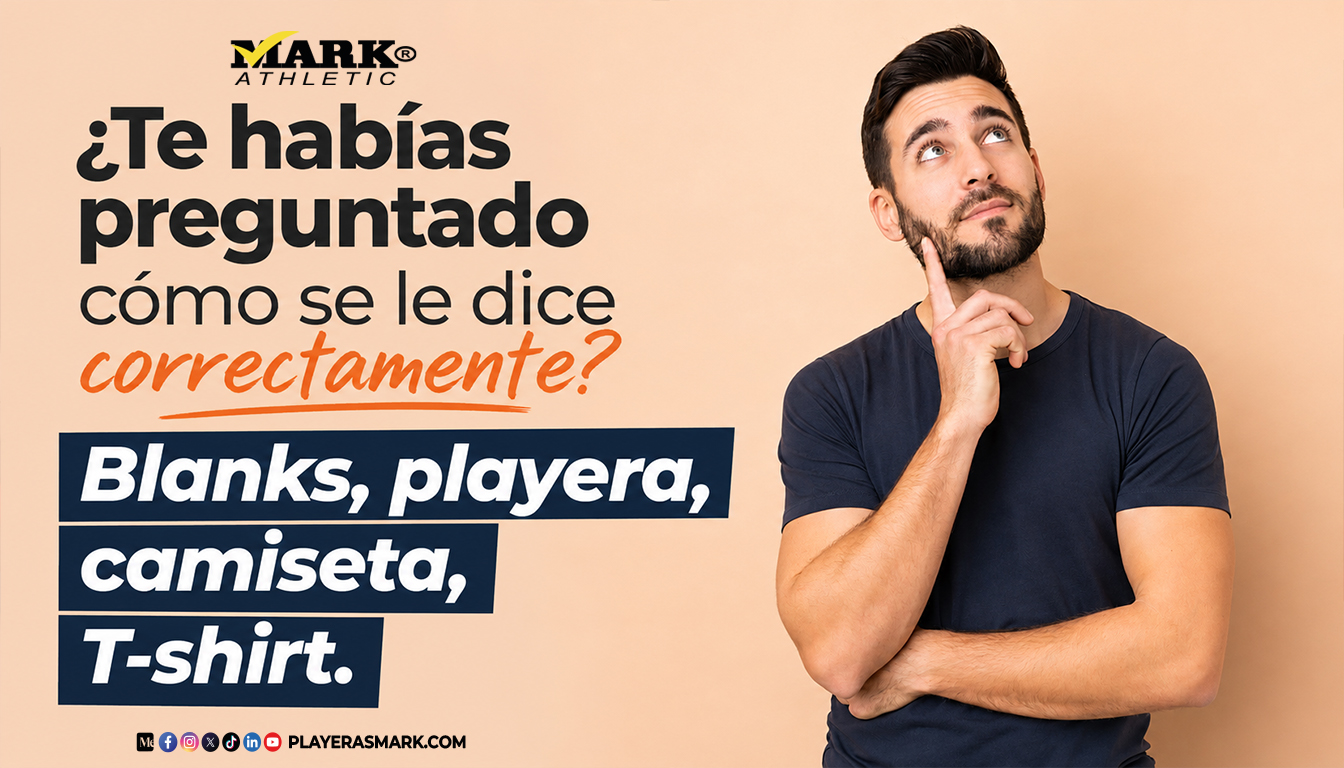 ¿Cómo se le dice correctamente? Blanks, playera, camiseta, T-shirt y otras diferencias. Hombre con playera lisa pensando.