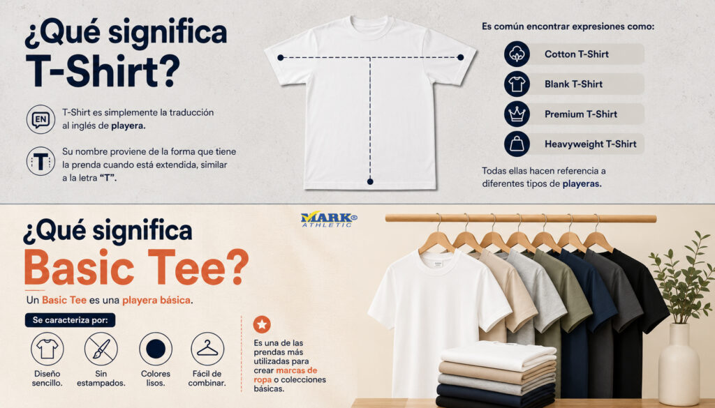¿Qué significa T-Shirt y Basic Tee? Tipos de playeras básicas y lisas
